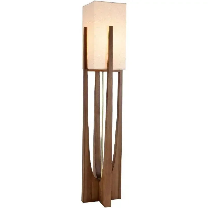 Floor Lamp Nordic Designers japanese style lamp for Living Room Bedroom Sofa Bedside Solid Wood bedroom decor light