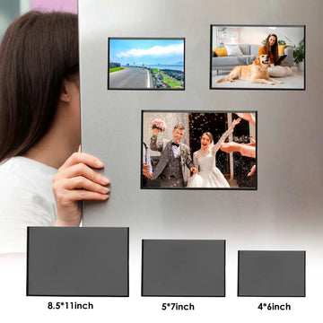 10Pcs Magnetic Picture Frames 4x6 Inch 5x7Inch Photo Pocket Reusable Magnetic Sign Holder Clear PVC Photo Frame for Refrigerator