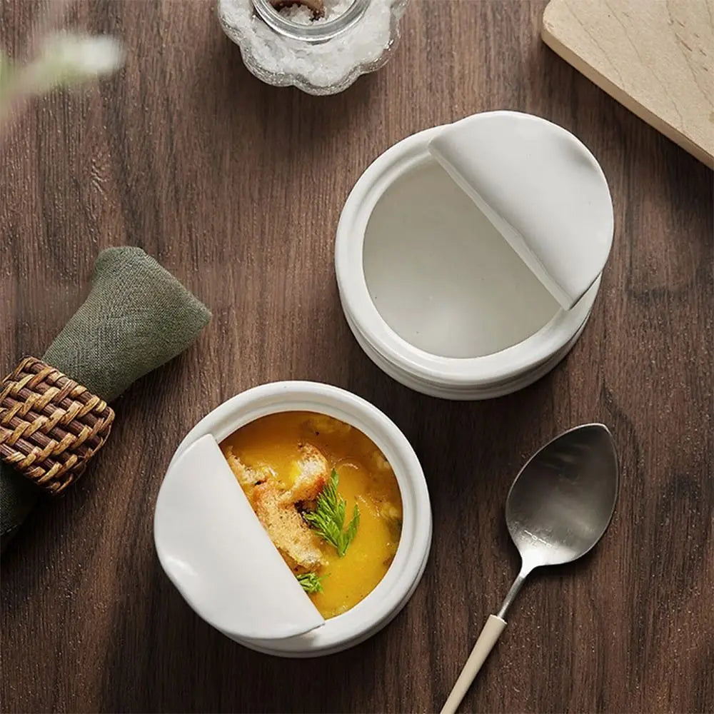 Creative Ceramic Dessert Bowl Decorative Modern Style Baking Bowl Exquisite Sauce Dish Hotel Restaurant