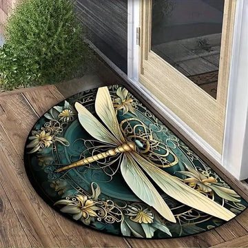 VIKAMA 1PC Retro Pattern Welcome Door Mat Indoor And Outdoor Carpet Home Decoration Bedroom And Kitchen Anti-Slip Floor Mat