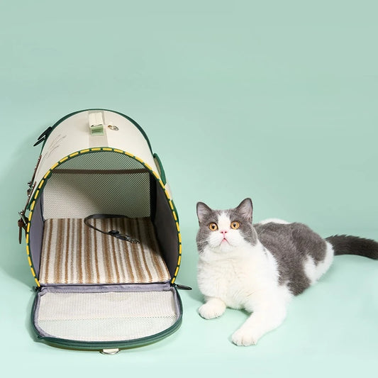 Multifunctional Outdoor Cat Carriers Bags Nest Portable Shoulder Portable Shoulder Carrying Backpack Large Capacity Pet Backpack