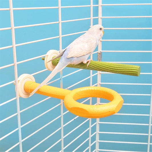 Cage Toy Bird Perch for Small Parrots Molar Grinding Scratchers Rack