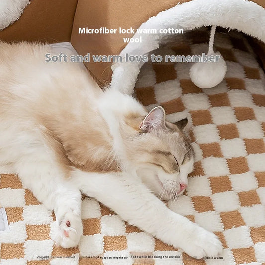Popular 2024 Autumn/winter Cat Elk Hide and Seek Cat Tunnel Play Sleep Integrated Tunnel Cat Nest Pet Nest, Cat Mat, Cat Toys
