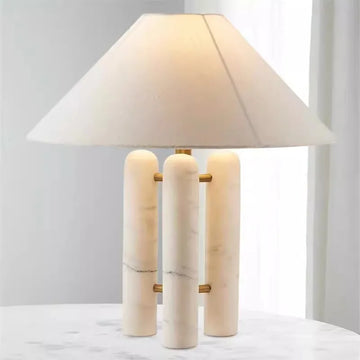 Nordic Modern Luxury Marble Table Lamp Floor Lamps Design Room Living Room Hotel Bedroom Bedside Golden Decoration Desk Lamps