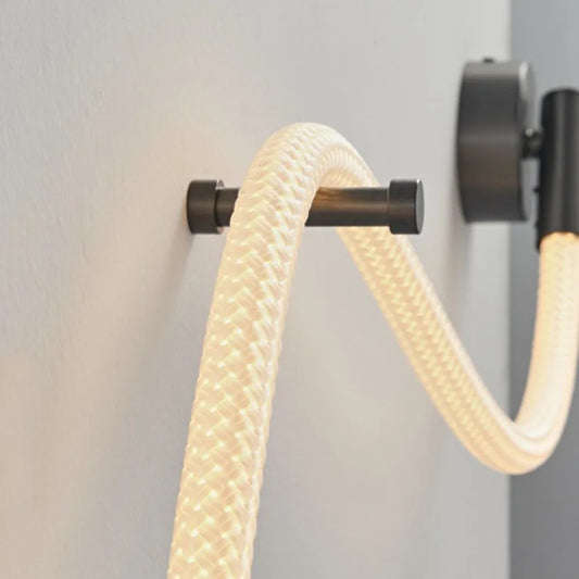 Modern Minimalist LED Silicone Line Wall Lamps Art Living Room Atmosphere Decoration Wall Lights Bedroom Dining Room Lighting