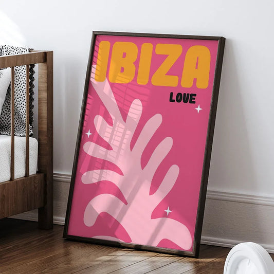 Ibiza Tulum Greece Travel Series Wall Art Canvas Painting Abstract Posters and Prints Hotel Bar Pictures For Living Room Decor