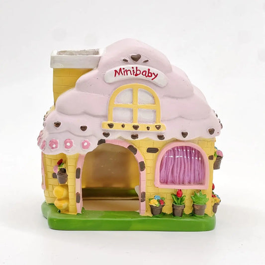 Pink Cake Hamster House Small Animal Cage Landscaping Supplies Rat Accessories Chipmunk Midget Mouse House Small Pet Nest