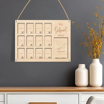 Graduation Year Photo Frame Senior Year Wooden Photo Frame Back To School Graduation Party Decorations Graduation Photo Frame