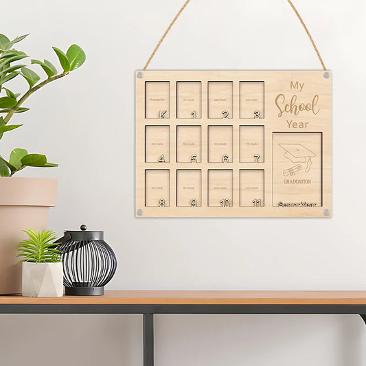 Graduation Year Photo Frame Senior Year Wooden Photo Frame Back To School Graduation Party Decorations Graduation Photo Frame