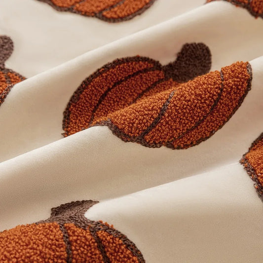 30X50/45X45CM Autumn Throw Pillow Cover Pumpkin Embroidered Stamping Waist Cushion Cover Decor Home Decorative Pillowcase