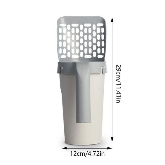 Cat Litter Shovel Scoop with Refill Bag For Pet Filter Clean Toilet Garbage Picker Cat Supplies Cat Litter Box Self Cleaning