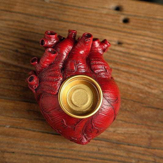 Heart Brain Spine Sculpture Ornament Halloween New Ornament Horror Decoration Resin Crafts Holiday Decoration