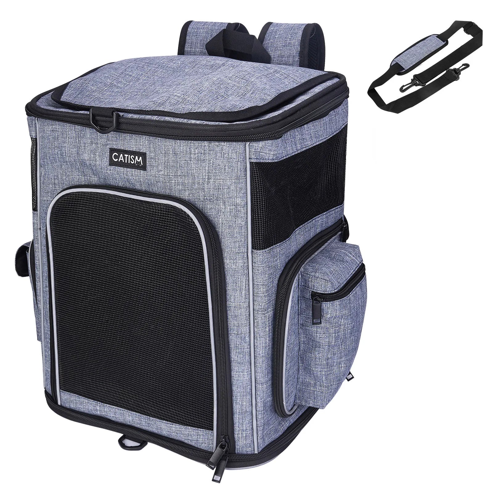 Pet Bags Lightweight Go Out Portable Cat Dog Bag Large Capacity Pet Backpack Adjustable Strap Breathable Out Puppy Backpack