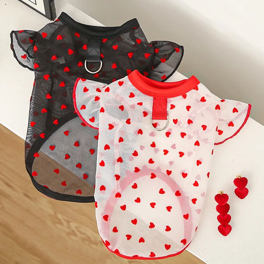 Summer Small Dogs Vest Chihuahua Pomeranian Breathable Puppy Sleveless T-Shirt For Dog Costume Cool Pet Dog Clothes Wholesale