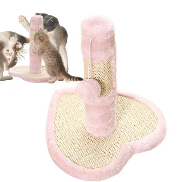 Scratching Post For Indoor Cats Kitten Claw Scratch With Dangling Ball Cat Claw Scratcher Cat Activity Scratcher Interactive Toy