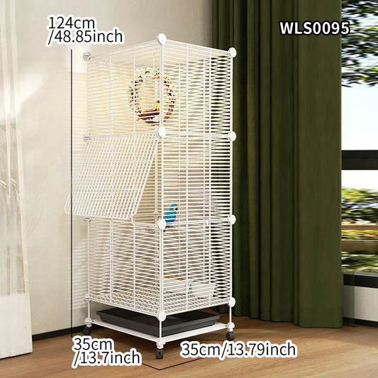 Birdcage Parrot Cage Household Large Tiger Skin Black Phoenix Peony Starling Special Luxury House with Tray
