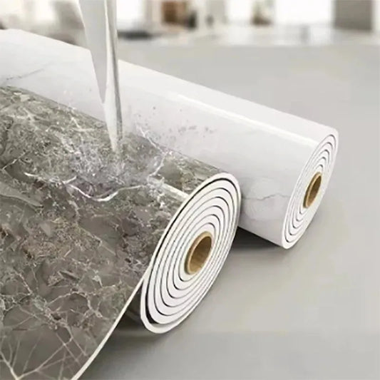 1 roll Waterproof and antifouling wall sticker self-adhesive wallpaper thick foam marble wallpaper for bedroom and living room