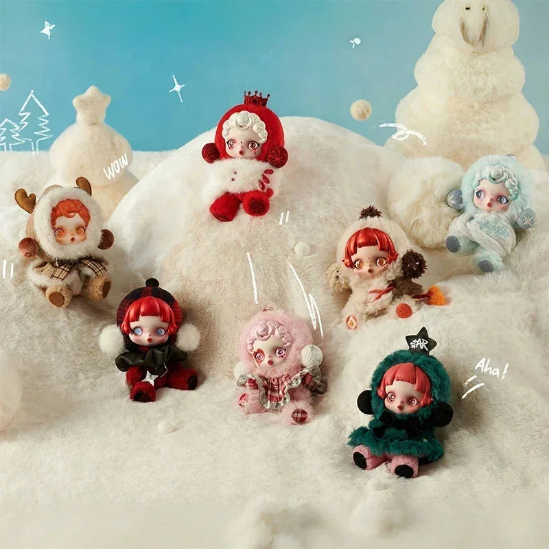 POP MART SKULLPANDA Winter Symphony Series Blind Box Toys Kawaii Anime Action Figure Surprise Mystery Box Dolls Girls Gift