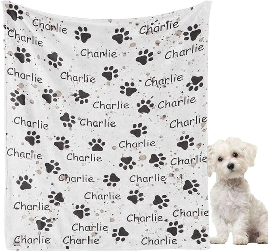 VIKAMA Pet Blankets, Soft Flannel Covers, Gift For Pet Lovers, Small, Medium And Large Cat And Dog Blankets, Home Decoration