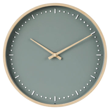 Modern Abstract Wall Art Clock - 11.5 Inch Oversized Canvas Print, Silent Sweep, Contemporary Home Office Decor