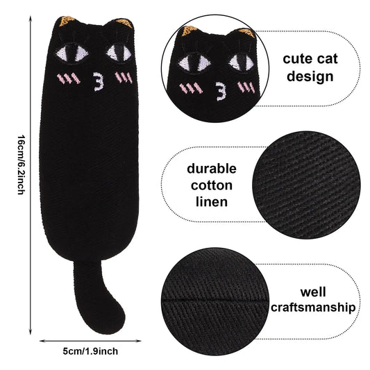 5 Pieces Cat Catnip Toys,Cat Chew Toy for Pet Cat Self Playing,Teeth Cleaning,Relieve Boredom,Pet Accessories