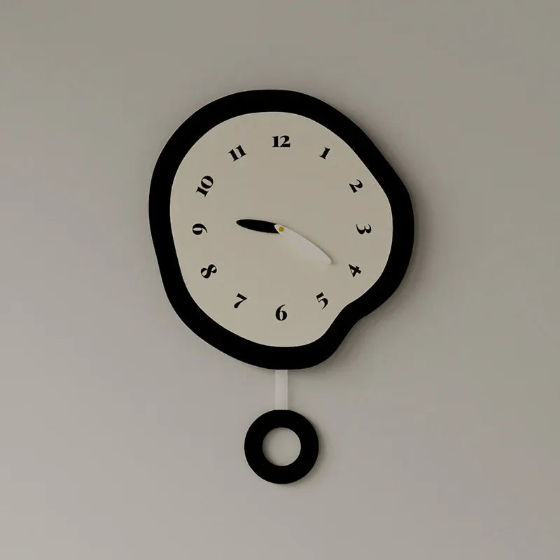 Stylish Wall Clock Modern Decorative Hanging Clock Unique Art Clock Design for Living Room Restaurant Trend room Wall Clock