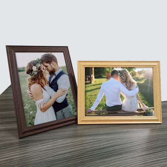 2PS A4 8x12'' Certificate Frame log Walnut Wooden Vintage Document Photo Frame for  Honor Certificates modern Wall home Decor