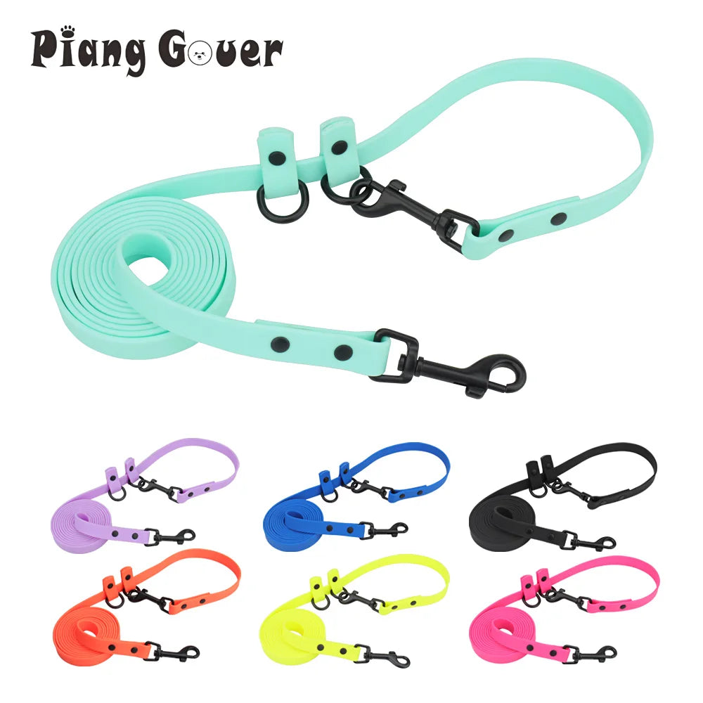PVC Leashes Adjustable Multifunction Pet Leash for Small Medium Big Dog Rope Outdoor Walk Training
