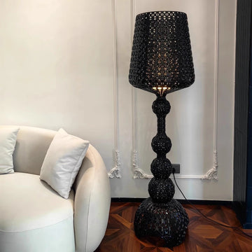 Italian Minimalist Living Room Floor Lamp Hotel Decorative Lamp Modern Bedroom Study Hollow Wine Glass Atmosphere Light