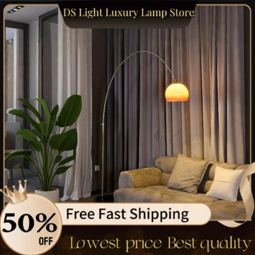 Nordic Creative Led Floor Lamp Living Room Bedroom Stainless Steel Floor Lamp Simple Personality Curved Floor Lamp