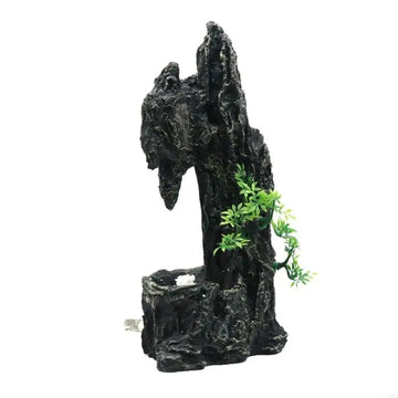 Aquarium Landscape Dynamic Waterfall Aquariums Decorations Art Crafts Terrarium Habitat Ornaments
