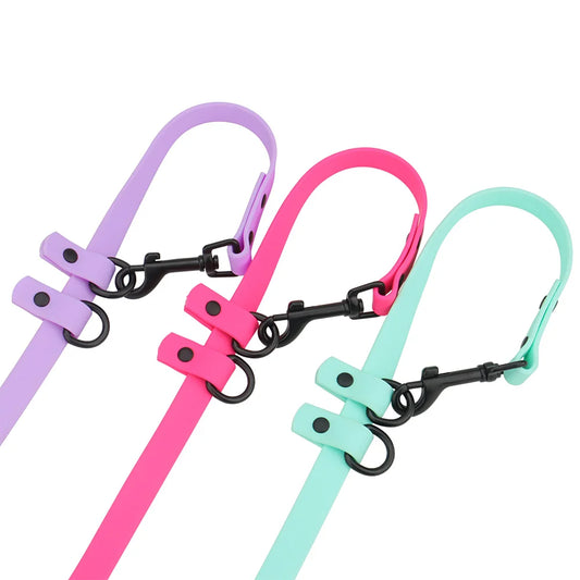 PVC Leashes Adjustable Multifunction Pet Leash for Small Medium Big Dog Rope Outdoor Walk Training