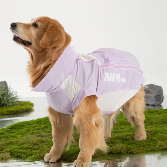Summer Thin Sun Protection Clothes for Dogs Anti-Fall Hair Vest Me Vest Medium to Large Dogs Golden Retriever Labr