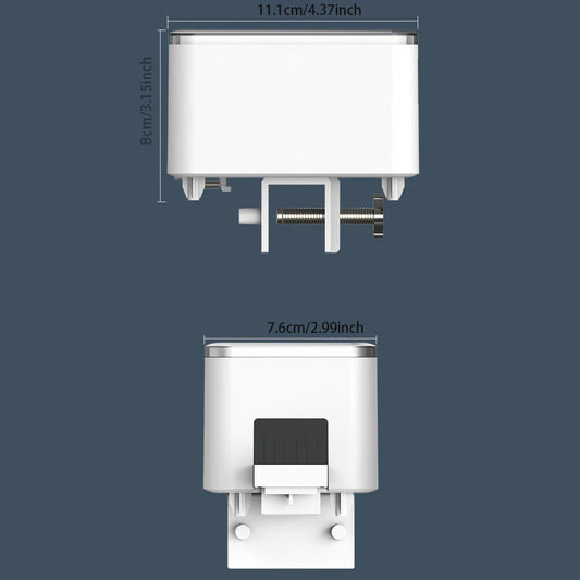 1PC WIFI/Button Version automatic fish feeder, fish tank accessories intelligent turtle feeder for feeding fish (No 5V 1A Plug)