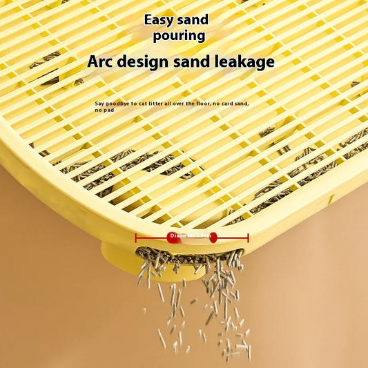 Double Layer Cat Litter Mat with Anti Stripping and Anti Splash Control for Cats, Cat Toilet Litter Box and Sand Control Table