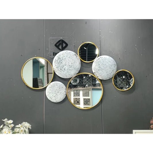 118X71 Large Wall Bedroom Makeup Golden Mirrors Bathroom Home Decor Art Frame House Decoration