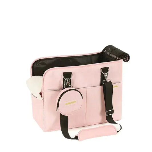Travel Pet Bag Dog Cat Shoulder Bags Breathable Waterproof Folding Small Dog Outdoor Shoulder Bag Folding Cats Carrying Handbag