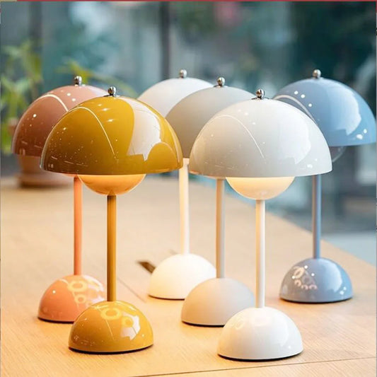 Minimalist Atmosphere Bedroom Bedside Decoration Table Lamp Creative Study Office Table LED Children's and Flower Bud Table Lamp
