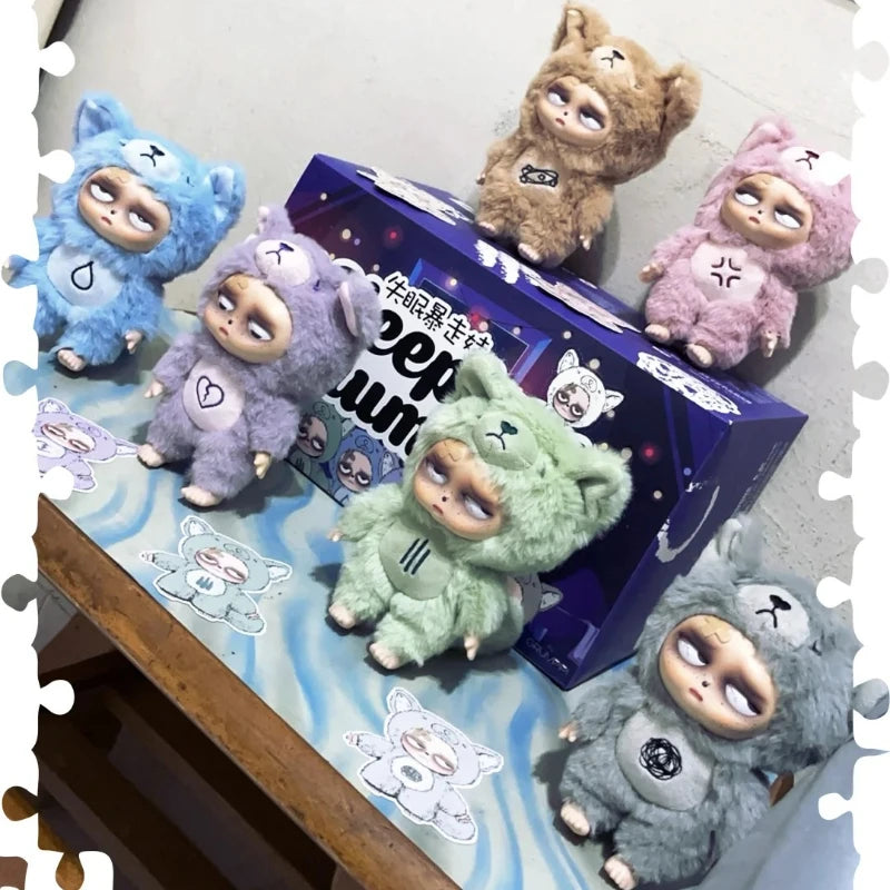 Sleepless Grumpipi Series Mystery Box Vinyl Cute Doll Action Figure Kawaii Lovely Dolls Surprise Bag Pendant Decor Toy Blind Box