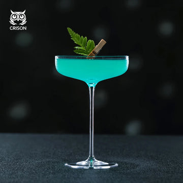 CT2702 CRISON Crystal glass cocktail glass champagne cup Martini Margarita Whiskey Red Crystal Flute Toasting Dessert Cups185ml