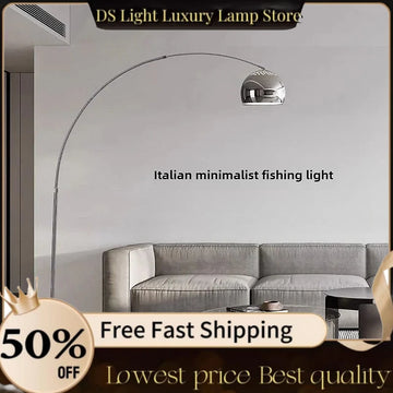 Italian High-end Marble Designer Simple Atmosphere Parabola Next To The Living Room Sofa Light Luxury Floor Lamps Standing Lamps