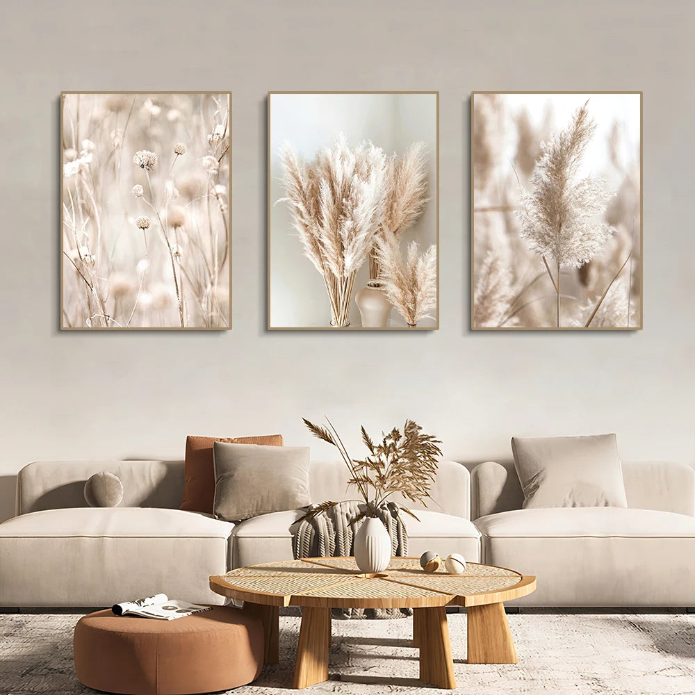 Coastal Landscape Wall Art Set – Beige & Sand Nature Prints | Elmore Lewis
