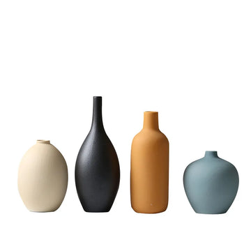 Morandi Vase Dry Flower Arranger Living Room TV Cabinet Table Decoration Ceramic Soft Decoration