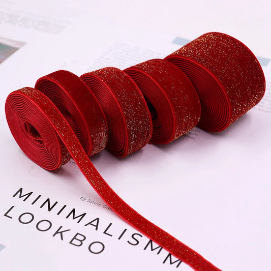 4.5m Red Ribbon Christmas Decorations 2025 Gifts Packaging Ribbon Accessories New Year Home Decoraiton Xmas Tree Decor Navidad