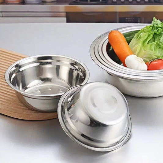 Stainless Steel Anti-Slip Pet Bowls Set for Cage Use - 6/18 Pieces Dog And Cat Feeding Plates