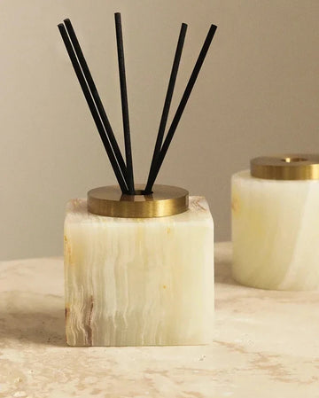 European style simple natural marble aromatherapy bottle Living room Hotel Room Bathroom diffuser diffuser stick Home decoration