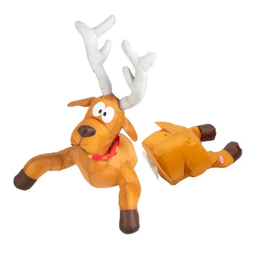 3D Crashing Santa Animated Christmas Window Decoration Xmas New Year Home Party Decor Cloth Vivid Santa/ Reindeer Gift