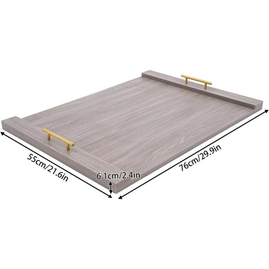 Premium Oak White Kitchen Noodle Board - Heat Resistant Stove Cover, Easy To Clean, Multi-Purpose (Wooden Kitchen Accessory)
