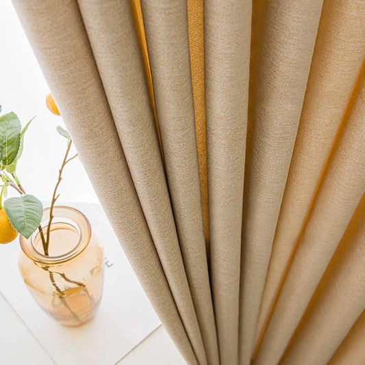 1pc  Solid Color and Blackout  Curtaims with ultraviolet-proof and  dustproof  for Bedroom Living room curtains  Window blinds