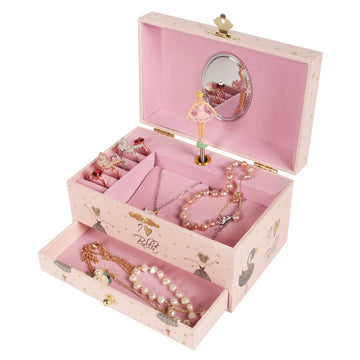 7 inch Dance Ballet Girl Music Box Jewelry Storage Box Birthday Christmas Gift Vintage Music Boxes for Birthday Party